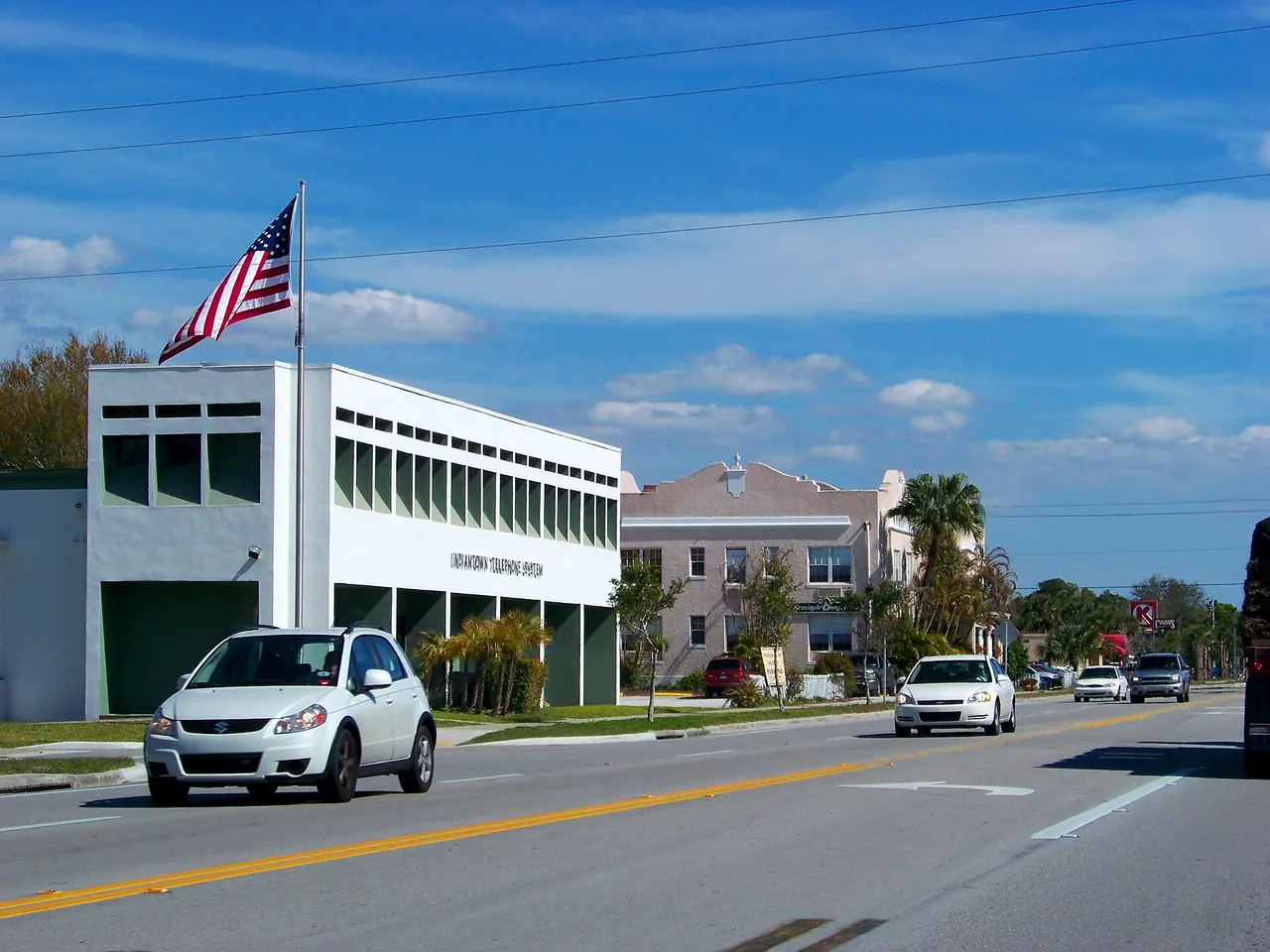 A local streetscape in Indiantown in 2016.