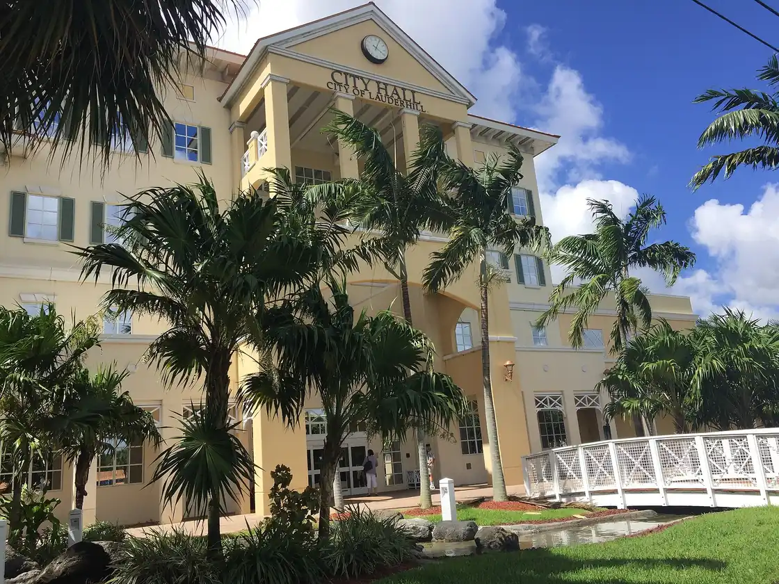 Lauderhill City Hall in 2020.