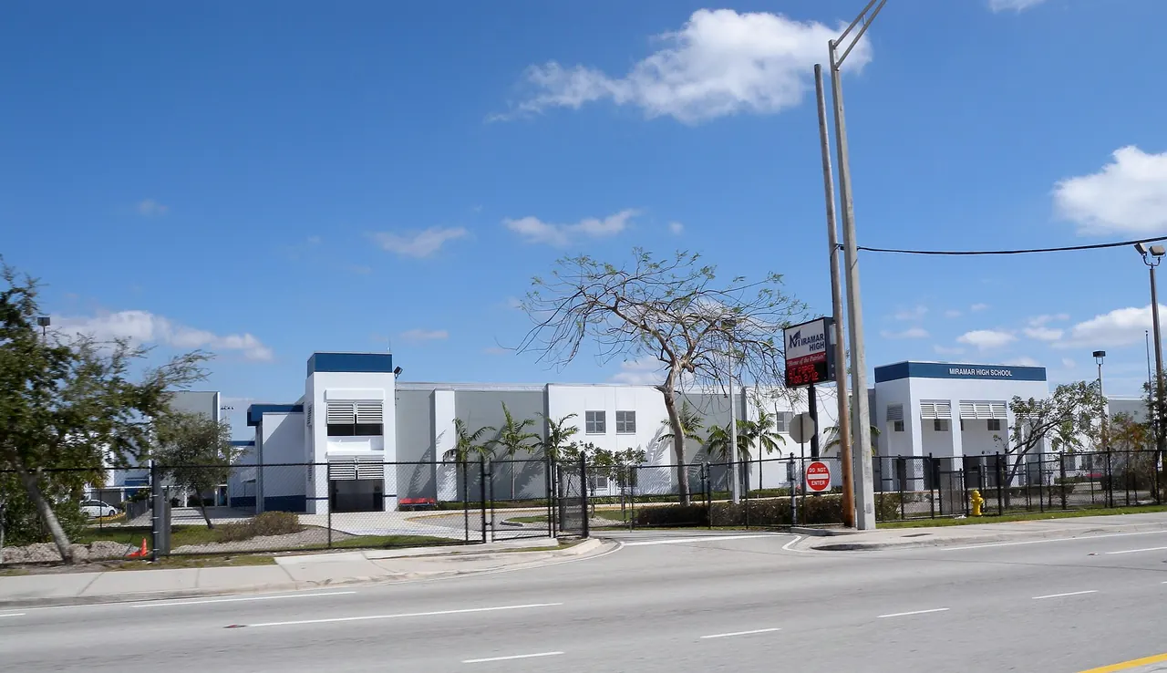 Miramar High School campus.